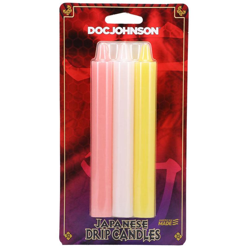 Japanese Drip Candles - Light - Light 3 Pack