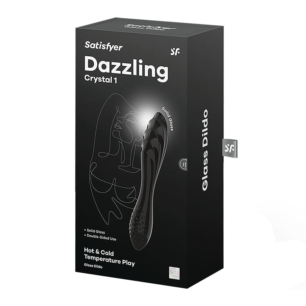 Satisfyer Dazzling Crystal 1 - - Glass Double Ended Dildo