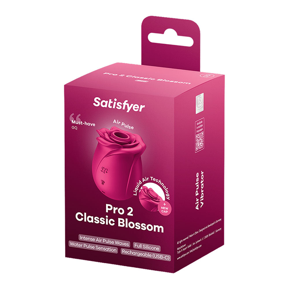 Satisfyer Pro 2 Classic Blossom - USB-C Rechargeable Air Pulse Rose Stimulator
