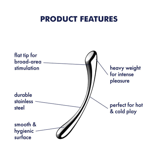 Satisfyer Cosmic Crest 1 - Steel 24 cm Dildo