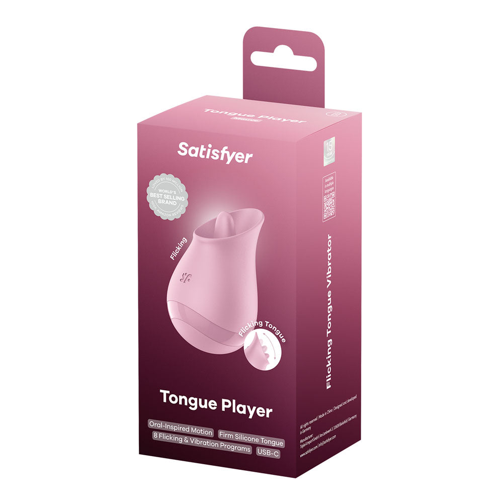 Satisfyer Tongue Player - USB Rechargeable Flicking Stimulator