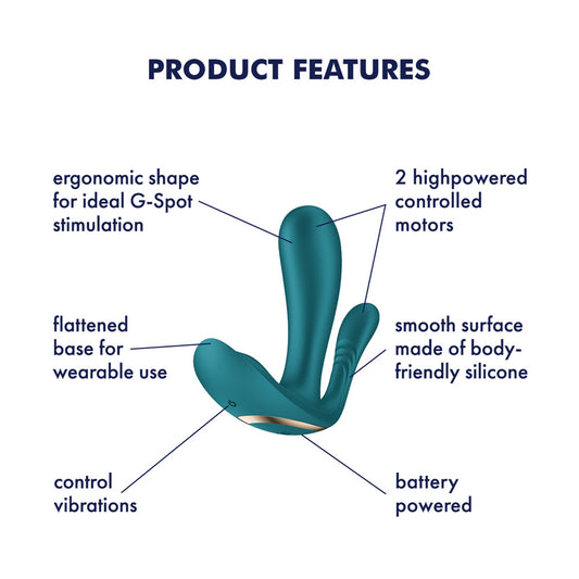 Satisfyer Top Secret + - Battery Series - Wearable Vibrator