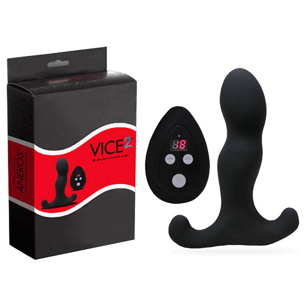 Aneros Vice 2 - Vibrating Rechargeable Prostate Massager with Wireless Remote