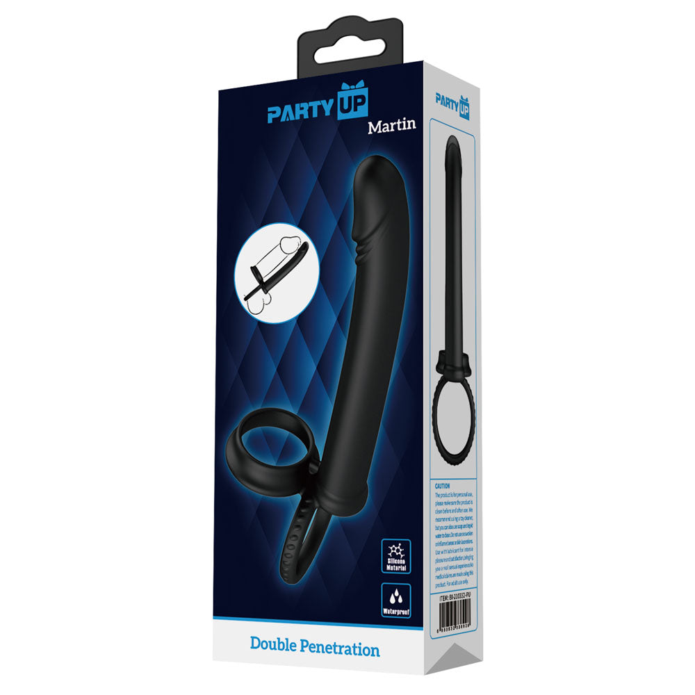 Party Up MARTIN Double Penetrator - Cock & Ball Rings with Double Penetrator