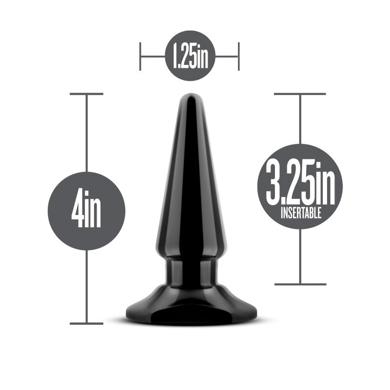 Anal Adventures Basic Vibrating Anal Pleaser - 10.1 cm Vibrating Butt Plug