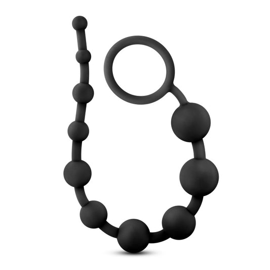 Anal Adventures Platinum 10 Anal Beads - - 31.7 cm Anal Beads