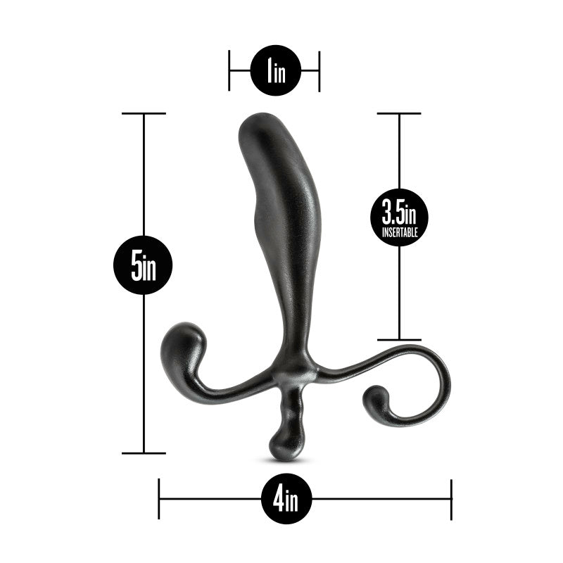 Anal Adventures Prostate Stimulator - 12.7 cm Prostate Massager