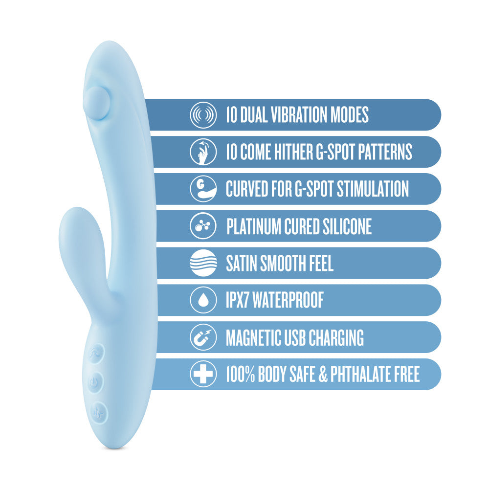 Play With Me - Moondust Magic - 20.3 cm USB Rechargeable Rabbit Vibrator
