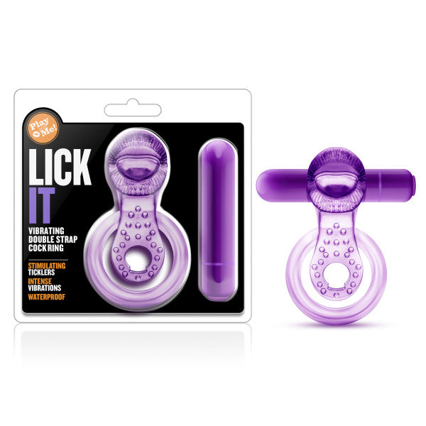 Play With Me - Lick It - Vibrating Cock & Ball Rings