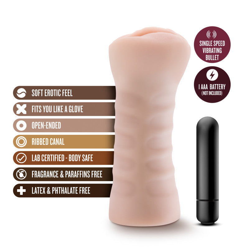 M for Men Ashley - Vibrating Vagina Stroker