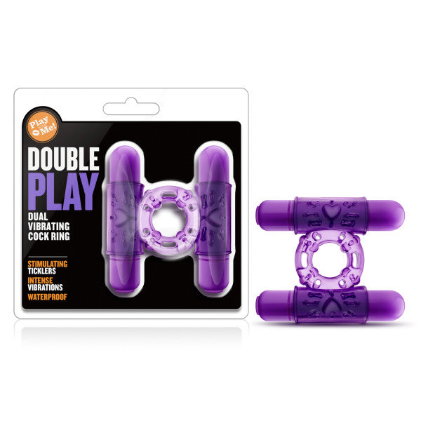 Play With Me - Double Play - Dual Vibrating Cock Ring