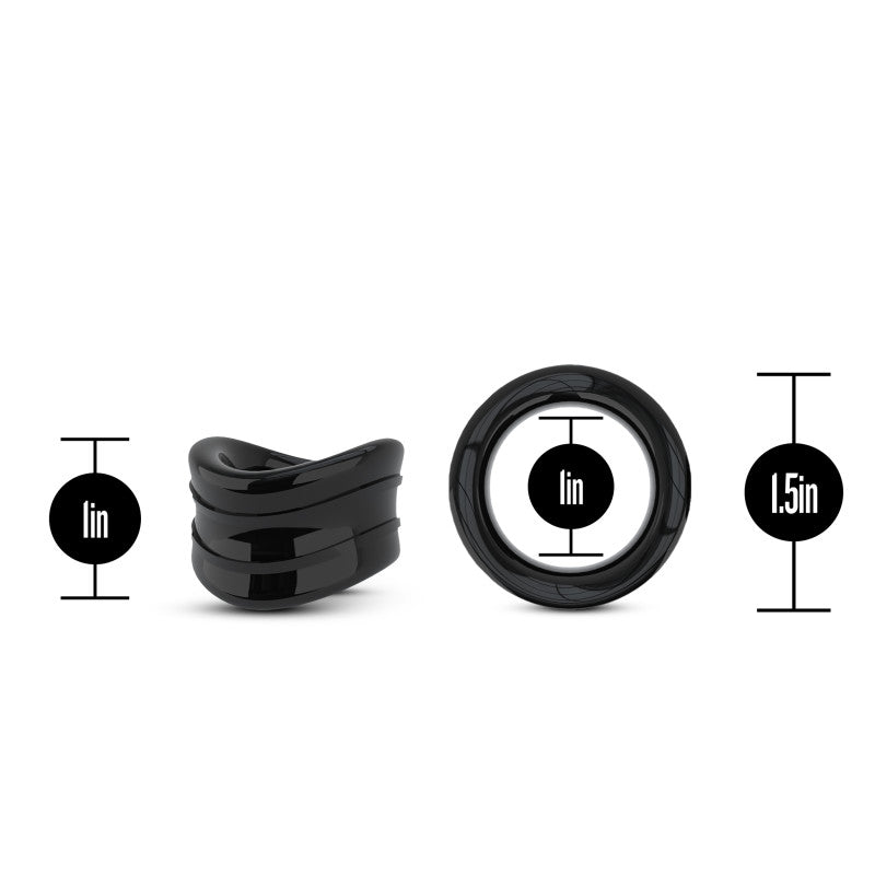Stay Hard Beef Ball Stretcher Snug - 2.5 cm Ball Stretcher Ring