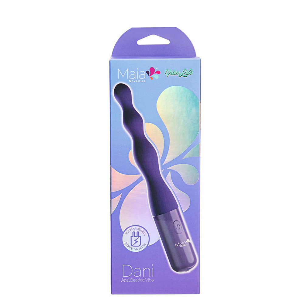 Maia DANI - 17.8 cm USB Rechargeable Beaded Vibrator