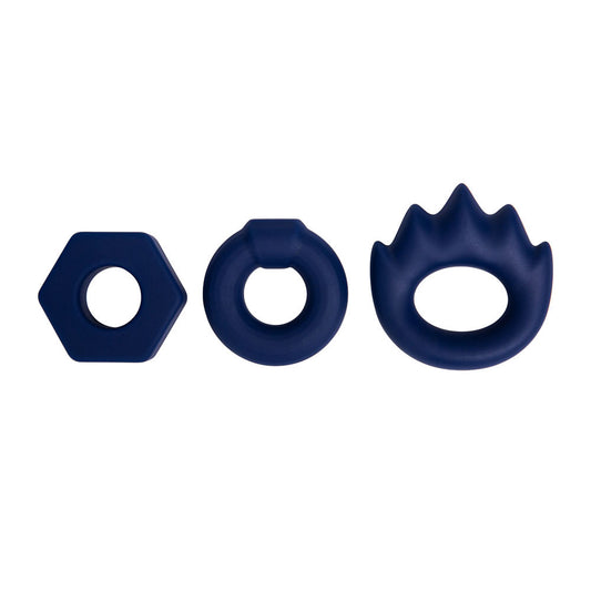 Maia LONZO - Silicone Cock Rings - Set of 3