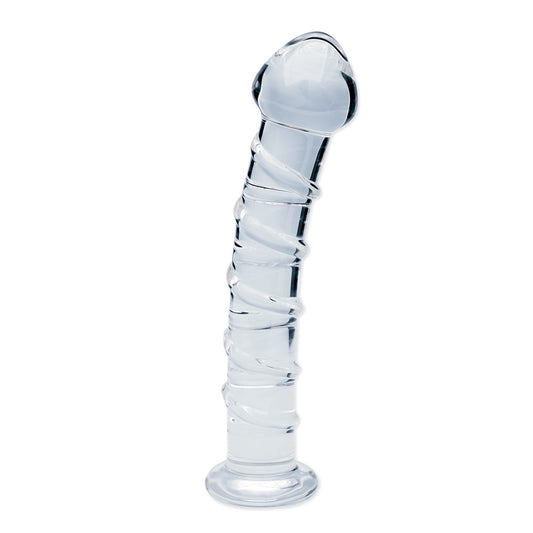 Clarity - Seraphic Spiral - 16 cm Glass Dildo