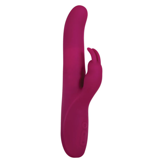 Adam & Eve Eve's Twirling Rabbit Thruster - 24.1 cm USB Rechargeable Thrusting Rabbit Vibrator
