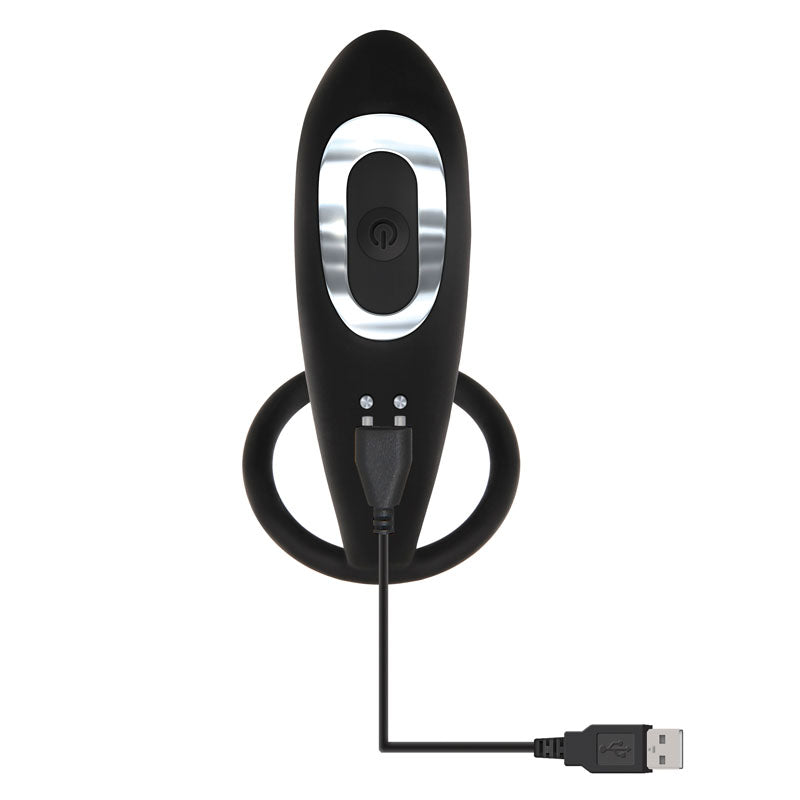 Adam & Eve Adam's Rechargeable Prostate Pleaser & C-Ring - USB Rechargeable Anal Plug with Cock Ring