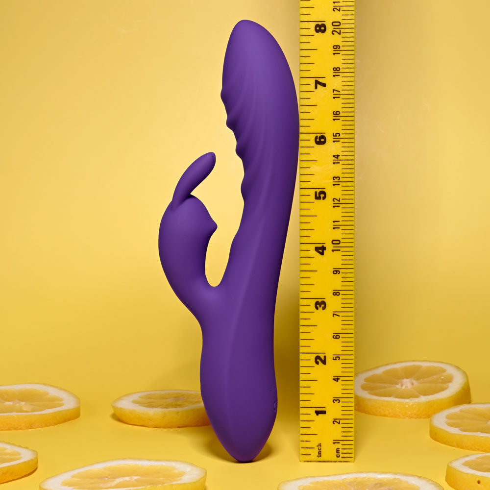 Evolved WAVY RABBIT - 20.6 cm USB Rechargeable Rabbit Vibrator