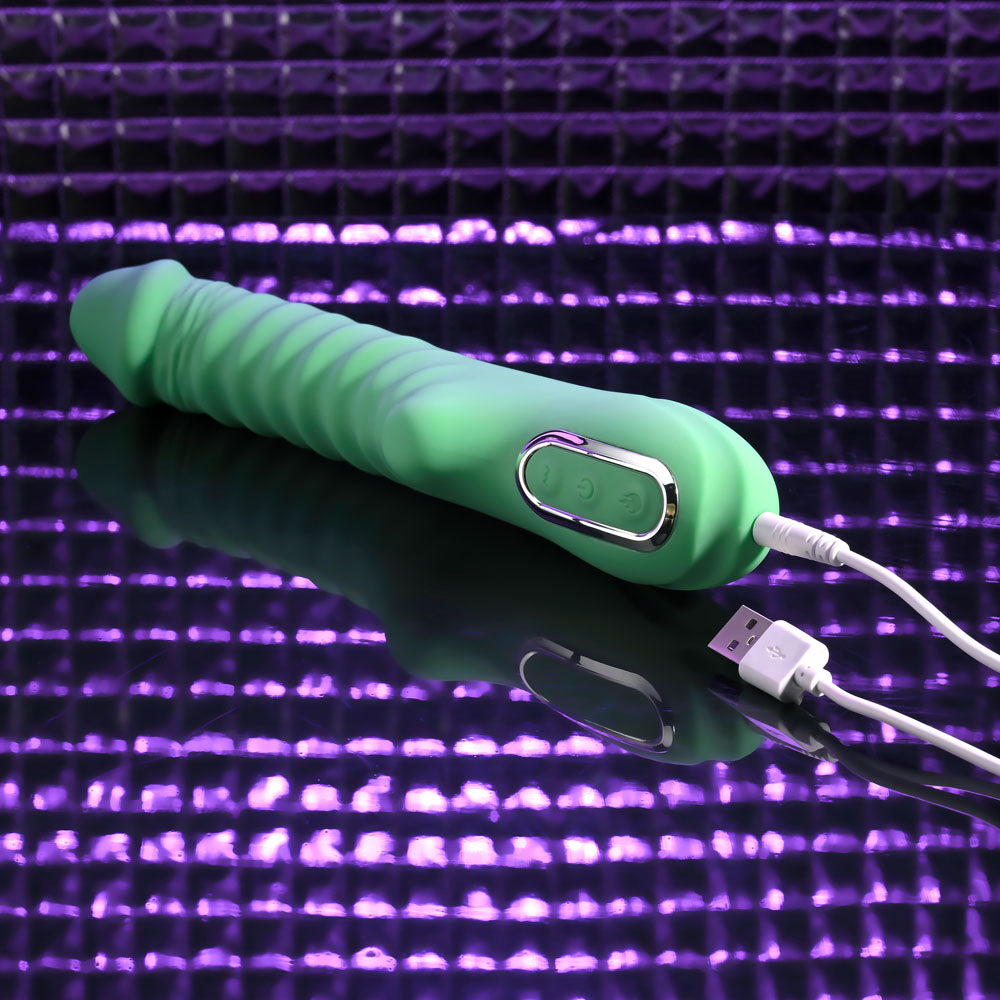 Evolved FULL THROTTLE - Mint 24.1 cm USB Rechargeable Vibrator