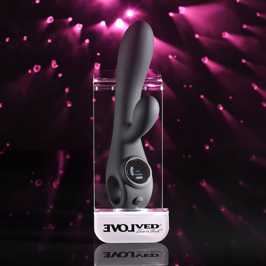 Evolved MAGIC - 20 cm USB Rechargeable Rabbit Vibrator with LED Screen