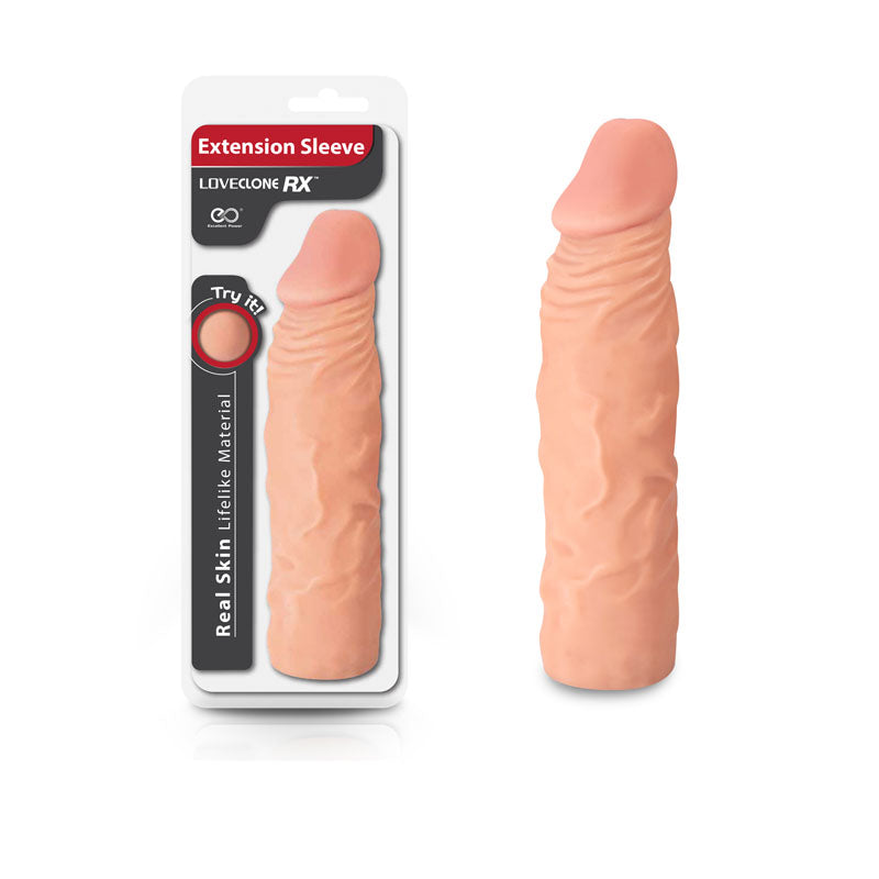 LoveClone RX Extension Sleeve - - 20 cm Penis Extender Sleeve