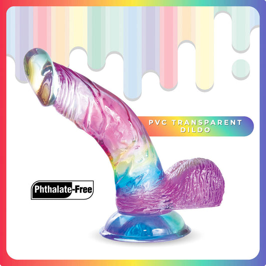 Jellido 14cm Curved Dildo - Clear 14 cm Dildo
