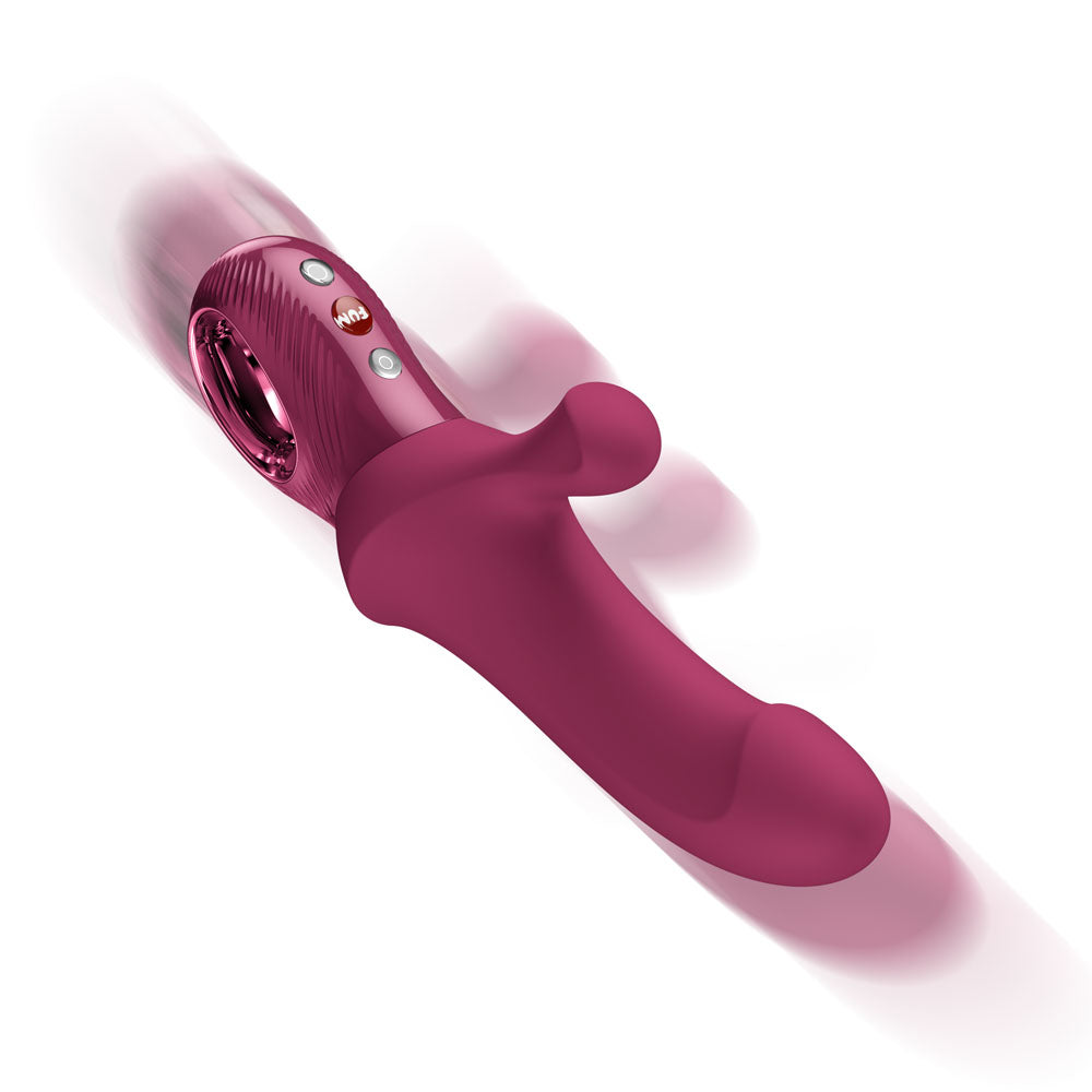 Fun Factory BI STRONIC CURVE Wine - Wine USB-C Rechargeable Thrusting Vibrator