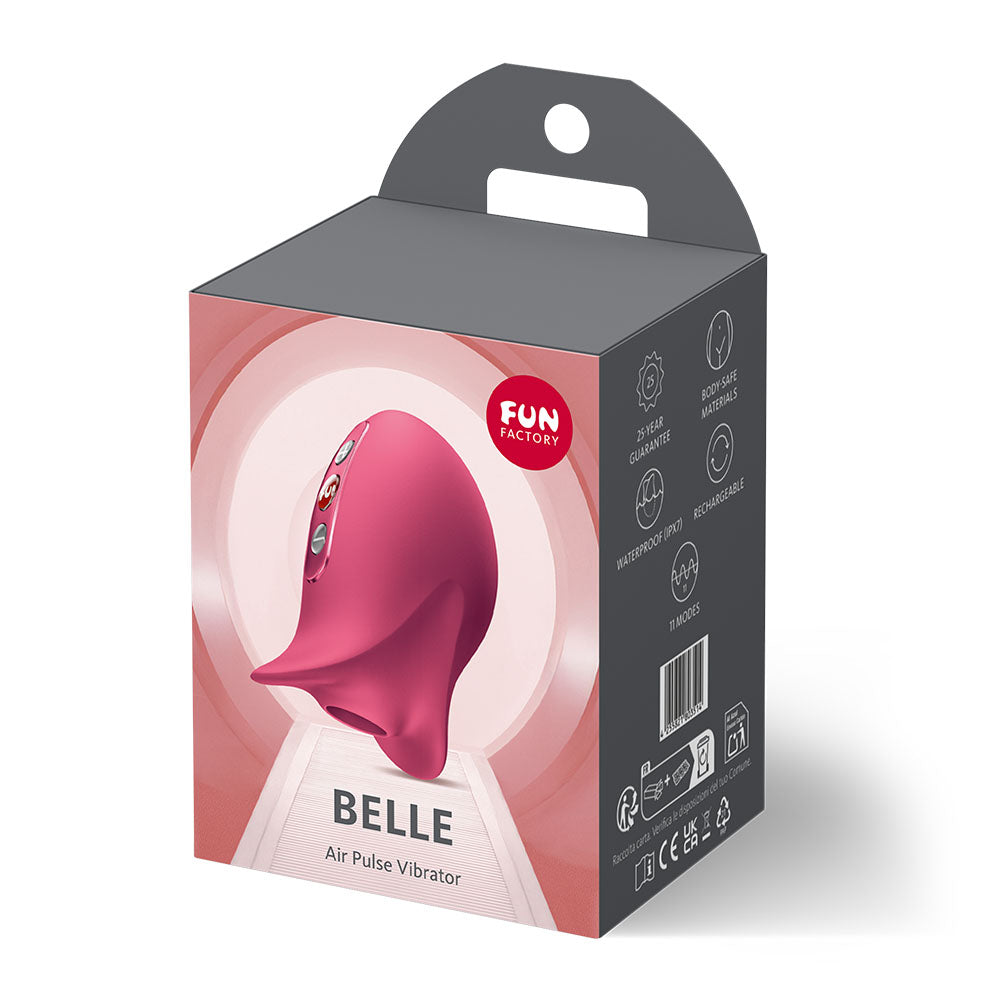 Fun Factory BELLE Raspberry - Raspberry USB Rechargeable Air Pulse Stimulator