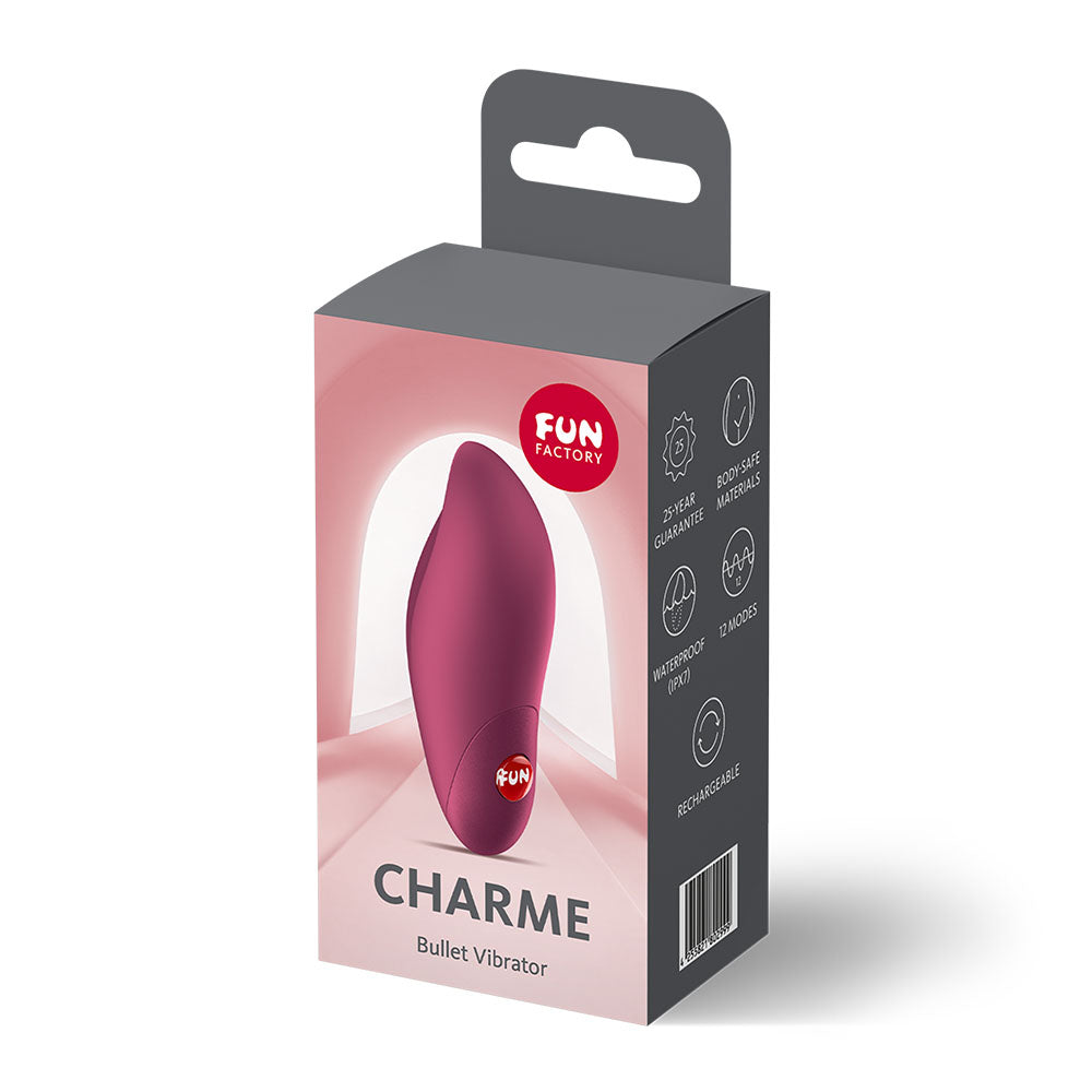 Fun Factory CHARME Wine - Wine USB-C Rechargeable Stimulator