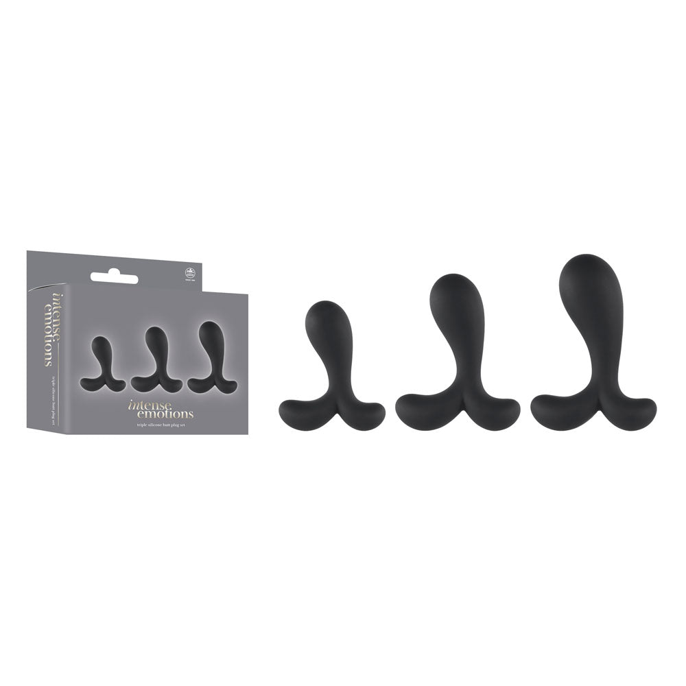 Intense Emotions - Butt Plugs - Set of 3 Sizes