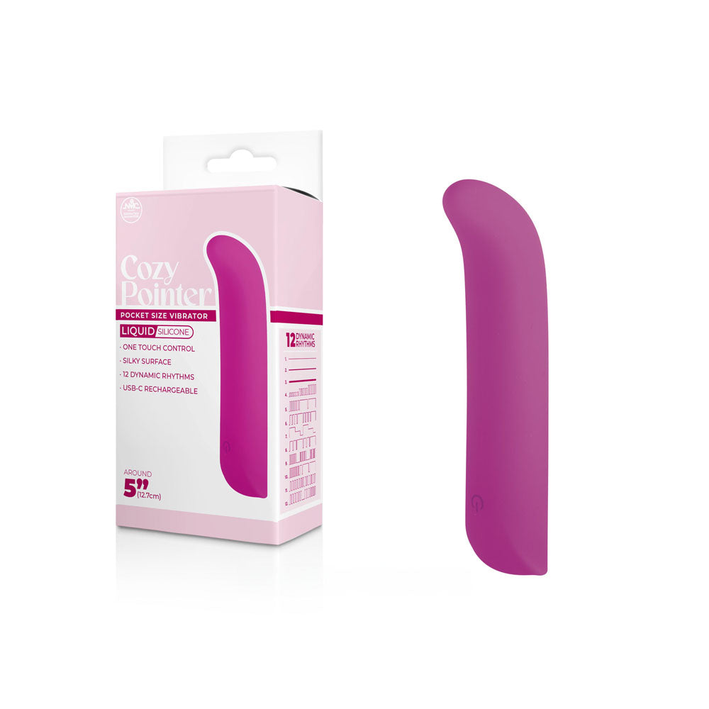 Cozy Pointer - - 12.7 cm USB Rechargeable Mini Vibrator