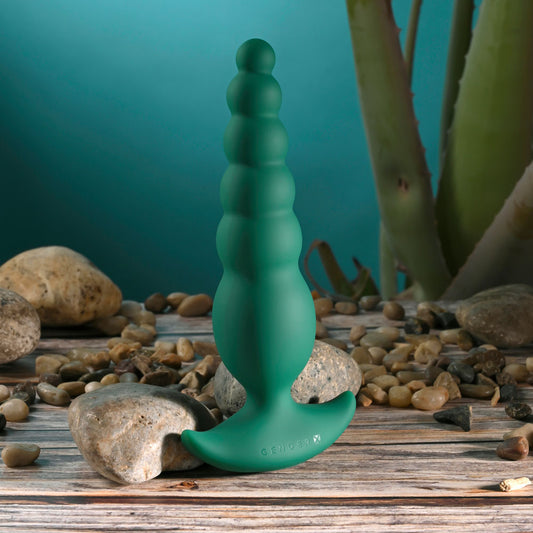 Gender X THE RATTLER - 17 cm USB Rechargeable Vibrating and Twirling Anal Plug