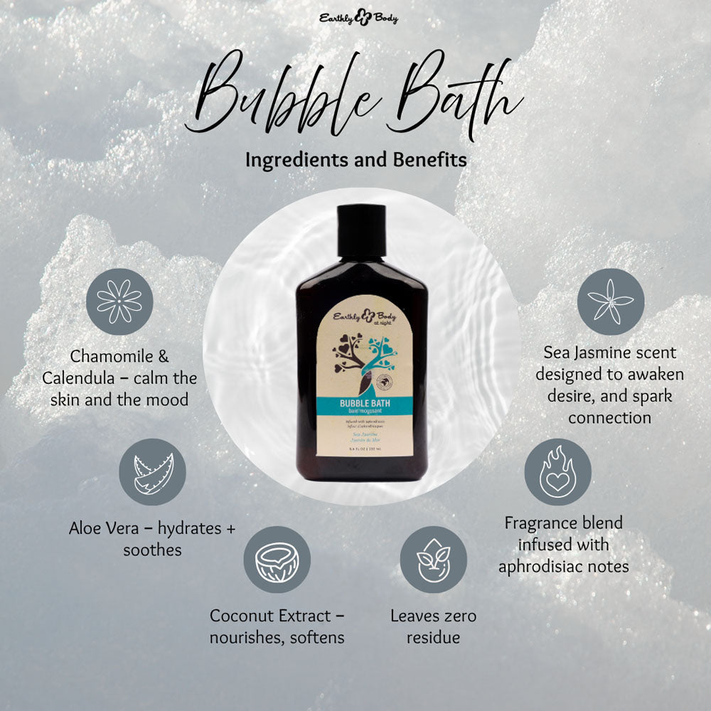 EB Aphrodisiac Bubble Bath SEA JASMINE - 250 ml - Sea Jasmine Scented Bubble Bath - 250 ml Bottle