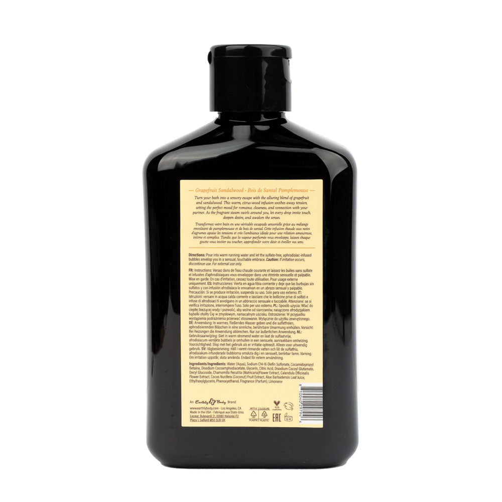EB Aphrodisiac Bubble Bath GRAPEFRUIT SANDALWOOD - 250 ml - Grapefruit Sandalwood Scented Bubble Bath - 250 ml Bottle