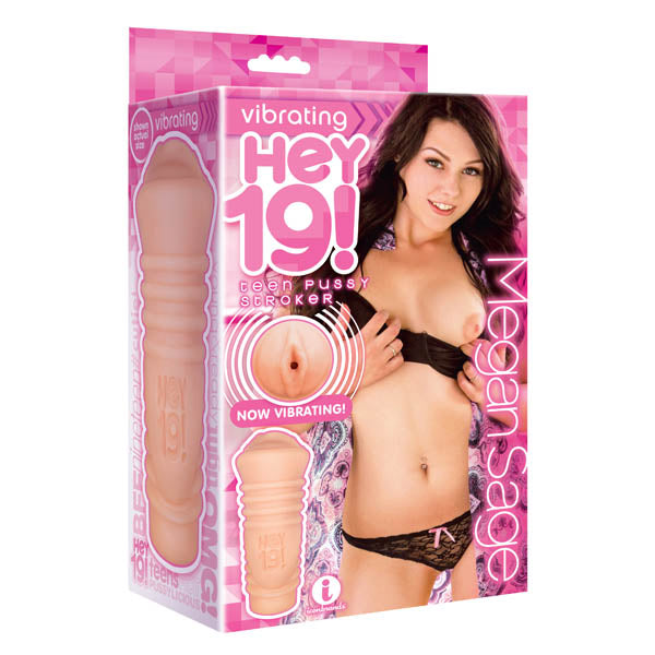 Hey 19! Megan Sage - Teen Vibrating Vagina Masturbator