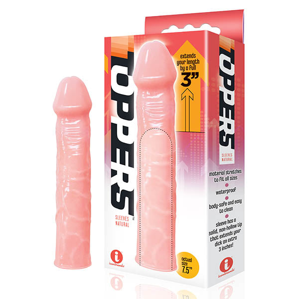 The 9's Toppers - 7.6 cm (3'') Penis Extension Sleeve