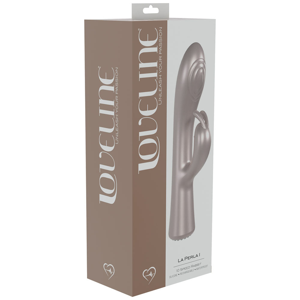 LOVELINE La Perla I - - Pearlescent 19.2 cm USB Rechargeable Rabbit Vibrator