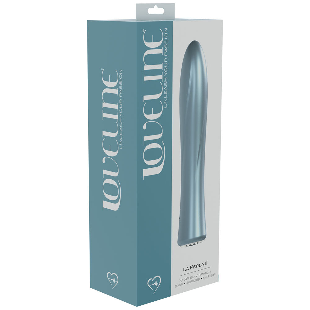 LOVELINE La Perla II - - Pearlescent 19.2 cm USB Rechargeable Vibrator