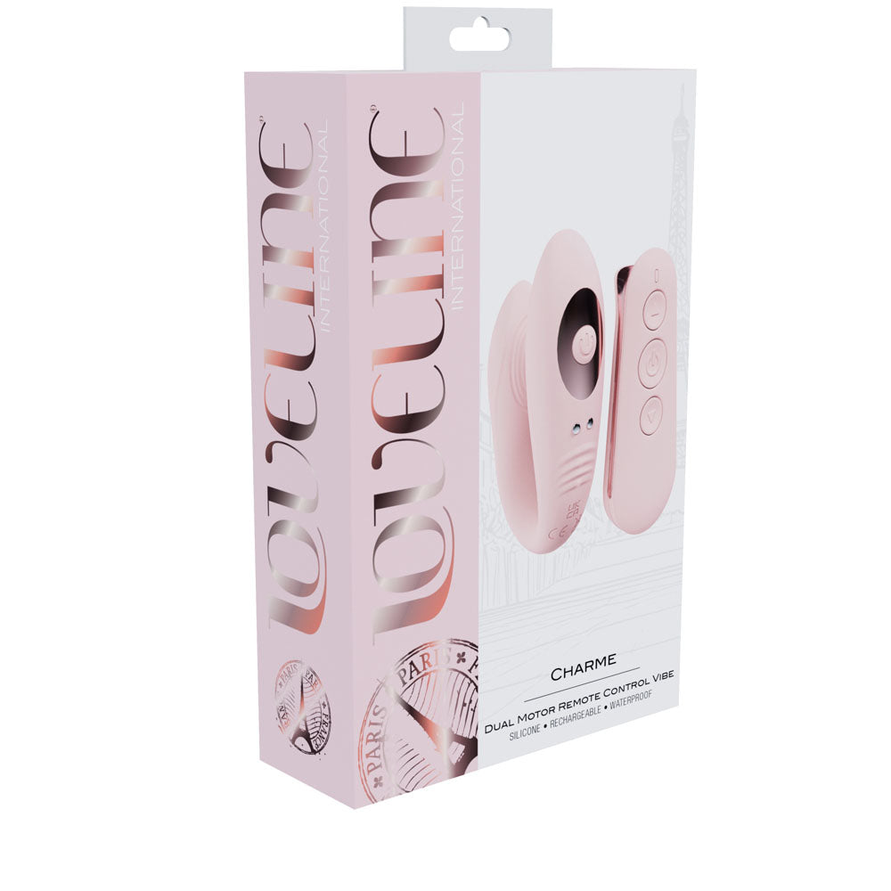 LOVELINE Charme Dual Motor Vibe - USB Rechargeable Dual Motor Vibrator with Wireless Remote