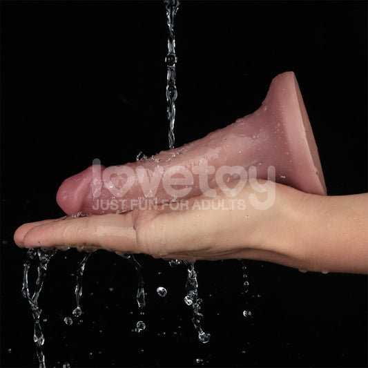 Dual Density Power Cock - 6 Inch - 16 cm USB Rechargeable Vibrating Dong