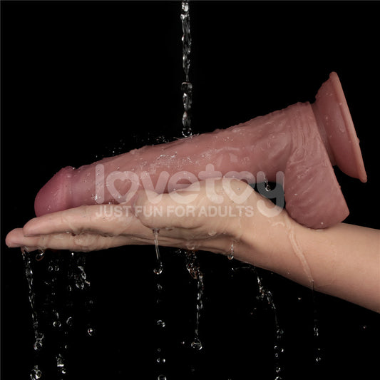 Dual Density Power Cock - 9 Inch - 23 cm USB Rechargeable Vibrating Dildo