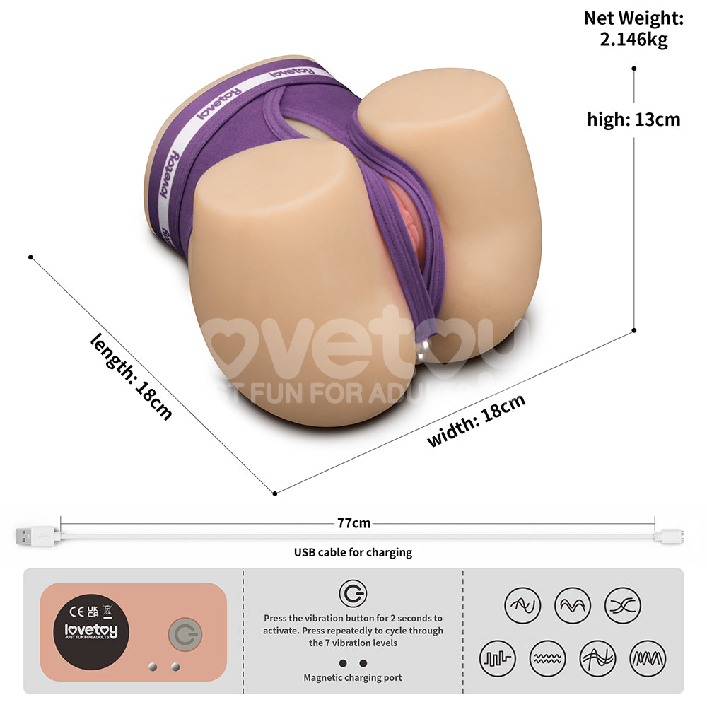 Streetgirls Dual Motor Sensation Pulse - USB Rechargeable Vibrating Masturbator