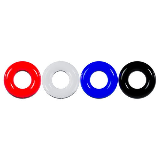 LEVELZ Multicolour Cock Ring Set - 4 Pack - Cock Rings - 4 Pack