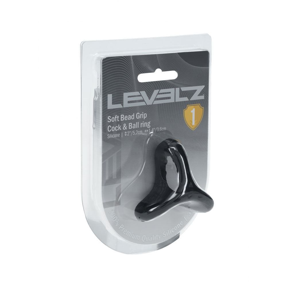LEVELZ Soft Bead Grip Silicone Cock Ring - - Cock & Balls Rings