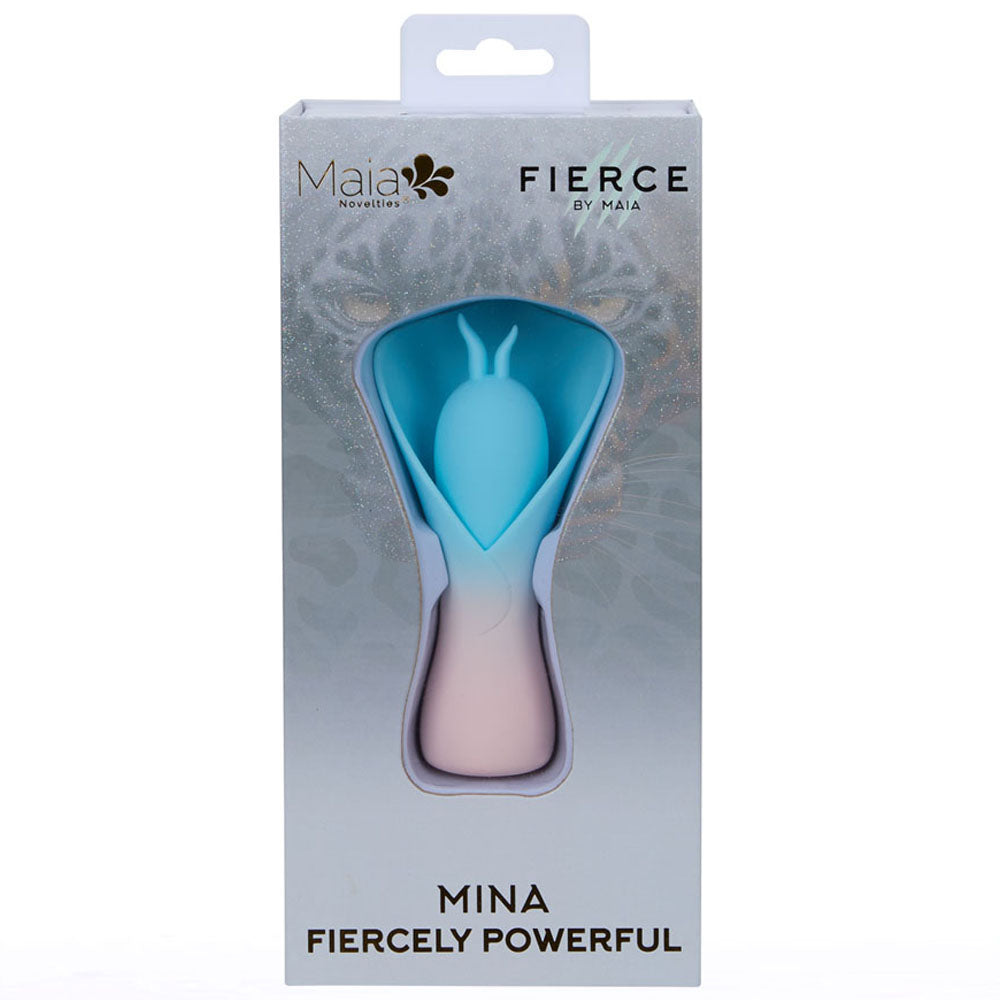 Maia MINA - - /Pink USB Rechargeable Fluttering Flower Stimulator