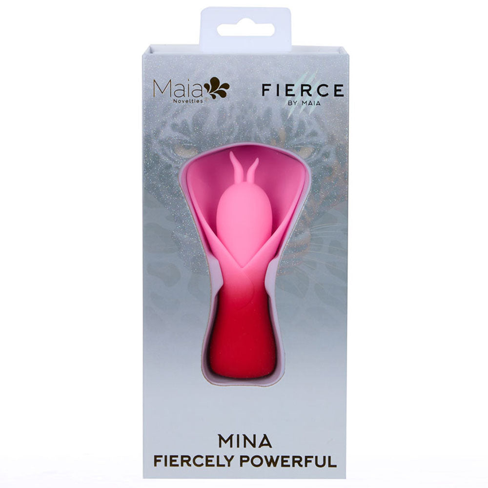 Maia MINA - - /Pink USB Rechargeable Fluttering Flower Stimulator