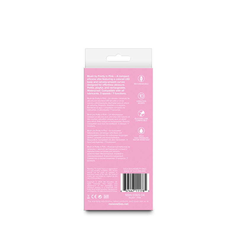 Pretty in Blush - - 13 cm USB Rechargeable Vibrator