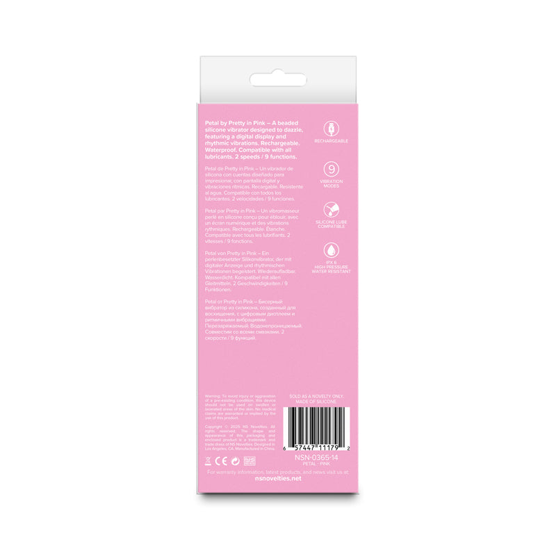 Pretty in Petal - - 15.5 cm USB Rechargeable Vibrator