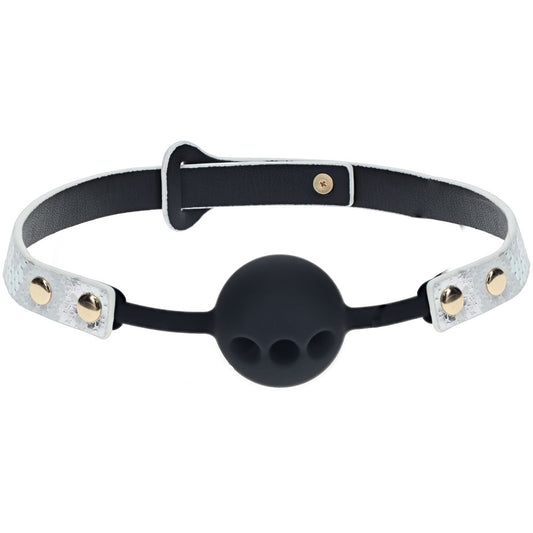 OUCH! Florence Collection - Silicone Ball Gag - Breathable Mouth Restraint