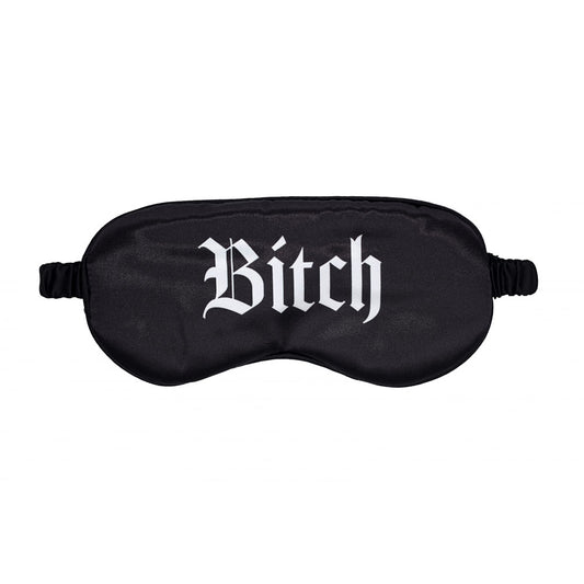OUCH! Satin Mask - Bitch - Printed Eye Mask
